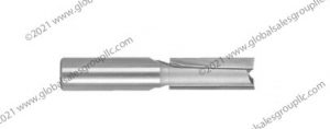Carbide Tipped Faceplate Mortising Bit, Round Shank